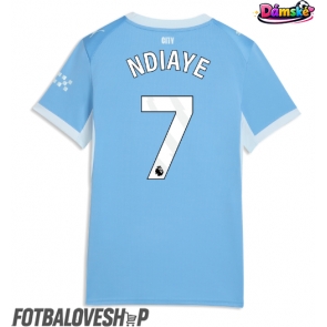 Manchester City Iliman Ndiaye #7 Dámské Domácí Dres 2026-27 Krátký Rukáv