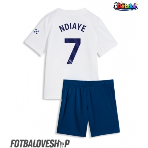 Manchester City Iliman Ndiaye #7 Dětské Alternativní Dres 2026-27 Krátký Rukáv (+ trenýrky)