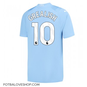 Manchester City Jack Grealish #10 Domácí Dres 2023-24 Krátký Rukáv