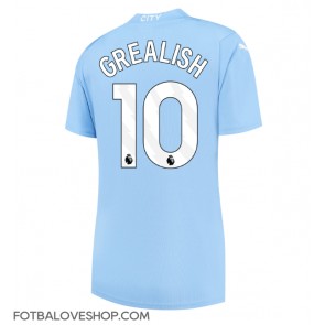 Manchester City Jack Grealish #10 Dámské Domácí Dres 2023-24 Krátký Rukáv