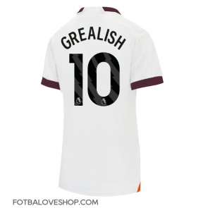 Manchester City Jack Grealish #10 Dámské Venkovní Dres 2023-24 Krátký Rukáv