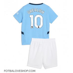 Manchester City Jack Grealish #10 Dětské Domácí Dres 2024-25 Krátký Rukáv (+ trenýrky)