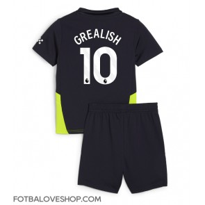 Manchester City Jack Grealish #10 Dětské Venkovní Dres 2024-25 Krátký Rukáv (+ trenýrky)