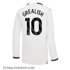 Manchester City Jack Grealish #10 Venkovní Dres 2023-24 Dlouhý Rukáv