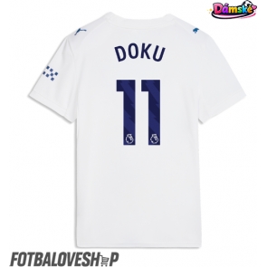 Manchester City Jeremy Doku #11 Dámské Alternativní Dres 2026-27 Krátký Rukáv