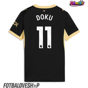 Manchester City Jeremy Doku #11 Dámské Venkovní Dres 2026-27 Krátký Rukáv