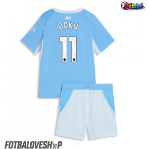 Manchester City Jeremy Doku #11 Dětské Domácí Dres 2026-27 Krátký Rukáv (+ trenýrky)
