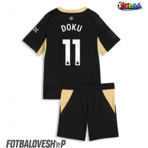 Manchester City Jeremy Doku #11 Dětské Venkovní Dres 2026-27 Krátký Rukáv (+ trenýrky)