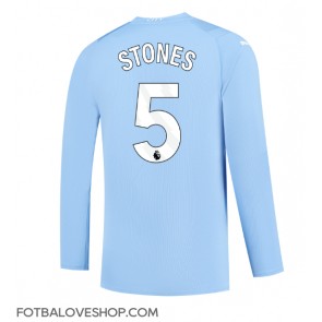 Manchester City John Stones #5 Domácí Dres 2023-24 Dlouhý Rukáv