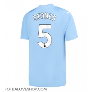 Manchester City John Stones #5 Domácí Dres 2023-24 Krátký Rukáv
