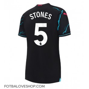 Manchester City John Stones #5 Dámské Alternativní Dres 2023-24 Krátký Rukáv