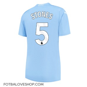 Manchester City John Stones #5 Dámské Domácí Dres 2023-24 Krátký Rukáv
