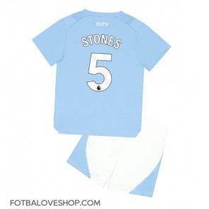 Manchester City John Stones #5 Dětské Domácí Dres 2023-24 Krátký Rukáv (+ trenýrky)