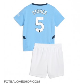 Manchester City John Stones #5 Dětské Domácí Dres 2024-25 Krátký Rukáv (+ trenýrky)