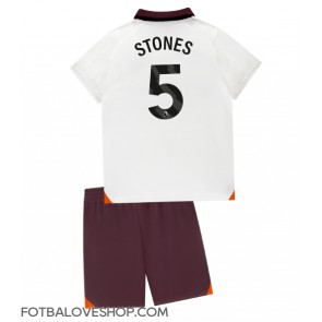 Manchester City John Stones #5 Dětské Venkovní Dres 2023-24 Krátký Rukáv (+ trenýrky)