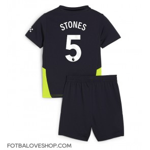 Manchester City John Stones #5 Dětské Venkovní Dres 2024-25 Krátký Rukáv (+ trenýrky)