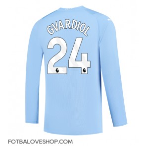 Manchester City Josko Gvardiol #24 Domácí Dres 2023-24 Dlouhý Rukáv