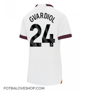Manchester City Josko Gvardiol #24 Dámské Venkovní Dres 2023-24 Krátký Rukáv
