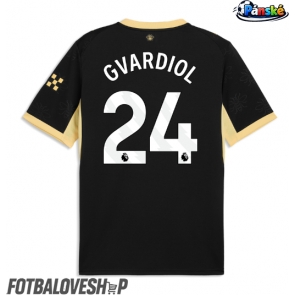 Manchester City Josko Gvardiol #24 Venkovní Dres 2026-27 Krátký Rukáv