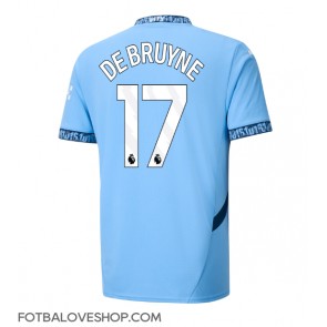 Manchester City Kevin De Bruyne #17 Domácí Dres 2024-25 Krátký Rukáv