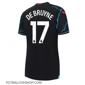 Manchester City Kevin De Bruyne #17 Dámské Alternativní Dres 2023-24 Krátký Rukáv