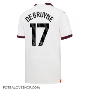 Manchester City Kevin De Bruyne #17 Venkovní Dres 2023-24 Krátký Rukáv
