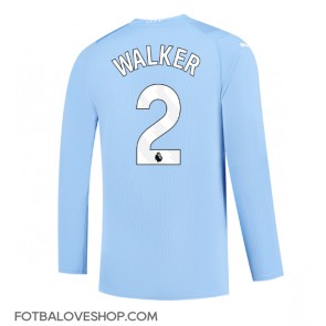 Manchester City Kyle Walker #2 Domácí Dres 2023-24 Dlouhý Rukáv