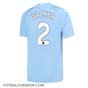 Manchester City Kyle Walker #2 Domácí Dres 2023-24 Krátký Rukáv