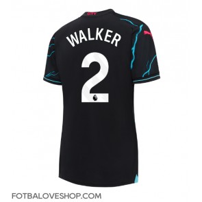 Manchester City Kyle Walker #2 Dámské Alternativní Dres 2023-24 Krátký Rukáv