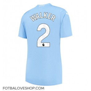 Manchester City Kyle Walker #2 Dámské Domácí Dres 2023-24 Krátký Rukáv