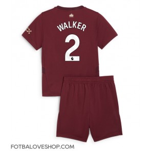 Manchester City Kyle Walker #2 Dětské Alternativní Dres 2024-25 Krátký Rukáv (+ trenýrky)