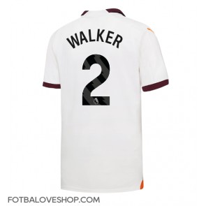 Manchester City Kyle Walker #2 Venkovní Dres 2023-24 Krátký Rukáv