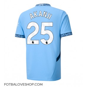 Manchester City Manuel Akanji #25 Domácí Dres 2024-25 Krátký Rukáv