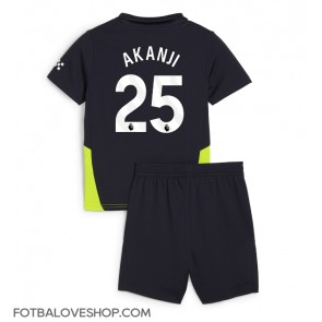 Manchester City Manuel Akanji #25 Dětské Venkovní Dres 2024-25 Krátký Rukáv (+ trenýrky)