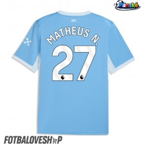 Manchester City Matheus Nunes #27 Domácí Dres 2026-27 Krátký Rukáv