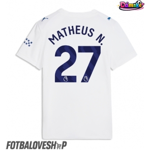 Manchester City Matheus Nunes #27 Dámské Alternativní Dres 2026-27 Krátký Rukáv