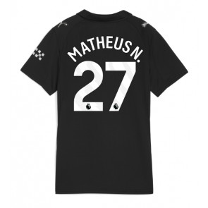 Manchester City Matheus Nunes #27 Dámské Venkovní Dres 2025-26 Krátký Rukáv
