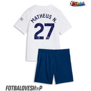 Manchester City Matheus Nunes #27 Dětské Alternativní Dres 2026-27 Krátký Rukáv (+ trenýrky)