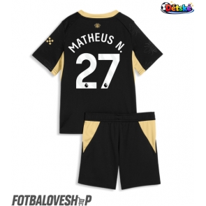 Manchester City Matheus Nunes #27 Dětské Venkovní Dres 2026-27 Krátký Rukáv (+ trenýrky)
