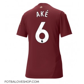 Manchester City Nathan Ake #6 Dámské Alternativní Dres 2024-25 Krátký Rukáv