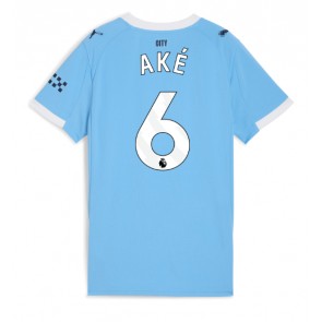 Manchester City Nathan Ake #6 Dámské Domácí Dres 2025-26 Krátký Rukáv