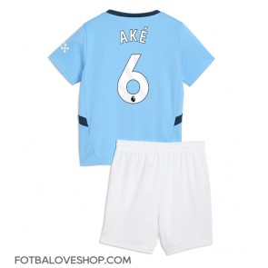Manchester City Nathan Ake #6 Dětské Domácí Dres 2024-25 Krátký Rukáv (+ trenýrky)
