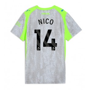 Manchester City Nico Gonzalez #14 Dámské Alternativní Dres 2025-26 Krátký Rukáv