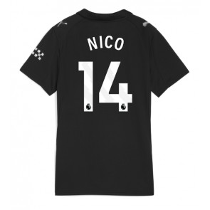 Manchester City Nico Gonzalez #14 Dámské Venkovní Dres 2025-26 Krátký Rukáv