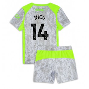 Manchester City Nico Gonzalez #14 Dětské Alternativní Dres 2025-26 Krátký Rukáv (+ trenýrky)