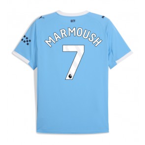 Manchester City Omar Marmoush #7 Domácí Dres 2025-26 Krátký Rukáv