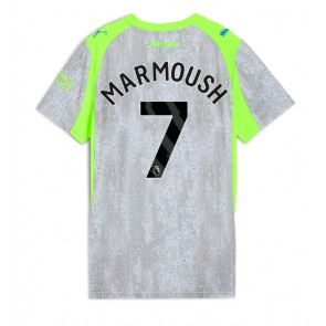Manchester City Omar Marmoush #7 Dámské Alternativní Dres 2025-26 Krátký Rukáv