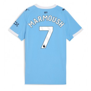 Manchester City Omar Marmoush #7 Dámské Domácí Dres 2025-26 Krátký Rukáv