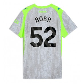 Manchester City Oscar Bobb #52 Dámské Alternativní Dres 2025-26 Krátký Rukáv