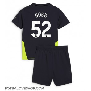 Manchester City Oscar Bobb #52 Dětské Venkovní Dres 2024-25 Krátký Rukáv (+ trenýrky)